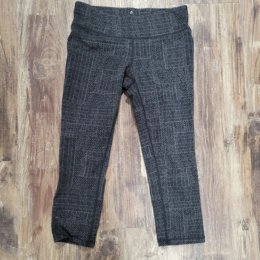 Prana Chevron Capri Crop Leggings small